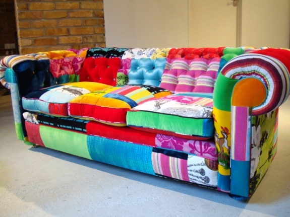 Squint's Patchwork Chesterfield Sofa